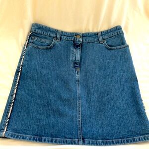 Burberry Jean Skirt